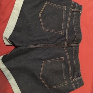 Denim shorts